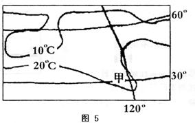下图为某大陆与相邻海洋的等温线分布图,甲处等温线明显向南凸出,原因是A.受冷空气南下的影响B.受加利福尼亚寒流的影响C.受千岛寒流的影响D.受西澳大利亚寒流 下图为某大陆与相邻海洋的等温线分布图,甲处等温线明显向南凸出,原因是A.受冷空气南下的影响B.受加利福尼亚寒流的影响C.受千岛寒流的影响D.受西澳大利亚寒流
