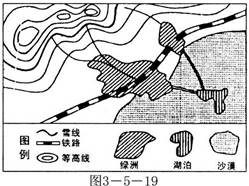 据图“北半球内陆某区域图”,判断:1.图中湖泊的最大水量一般出现在A.冬季 B.秋季 C.春季 D.夏季2.近些年来该湖泊面积逐年萎缩。对这一现象的原因推测中, 据图“北半球内陆某区域图”,判断:1.图中湖泊的最大水量一般出现在A.冬季 B.秋季 C.春季 D.夏季2.近些年来该湖泊面积逐年萎缩。对这一现象的原因推测中,