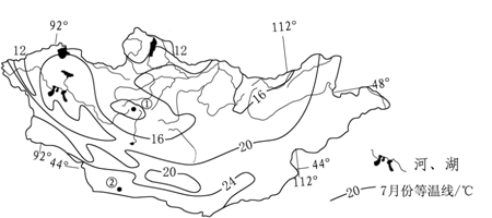 下图示意亚洲某内陆国水系分布和七月份气温分布情况。读图完成问题。小题1:该国A.水汽主要来自北冰洋B.年降水量自南向北递减C.最大水系流域面积约占国土面积的 下图示意亚洲某内陆国水系分布和七月份气温分布情况。读图完成问题。小题1:该国A.水汽主要来自北冰洋B.年降水量自南向北递减C.最大水系流域面积约占国土面积的