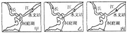 读下图,完成6~7题。小题1:关于同一水文站在不同时间观测流量的说法,正确的是A.甲时最大B.乙时最小C.丙时最小 D.流量大小无法确定小题2:自2003 读下图,完成6~7题。小题1:关于同一水文站在不同时间观测流量的说法,正确的是A.甲时最大B.乙时最小C.丙时最小 D.流量大小无法确定小题2:自2003