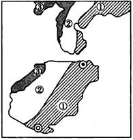 2005年2~3月,我国海南岛及附近地区旱灾严重。如图所示,①、②、③为旱情轻重不同的地区。据此回答1—3题。 1、此时海南岛农事活动 2005年2~3月,我国海南岛及附近地区旱灾严重。如图所示,①、②、③为旱情轻重不同的地区。据此回答1—3题。 1、此时海南岛农事活动