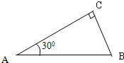 一棱镜的截面为直角三角形ABC,∠A=30°,斜边AB=a,棱镜材料的折射率为n=2.在此截面所在的平面内,一条光线以45°的入射角从AC边的中点M射入棱镜,求 魔方格