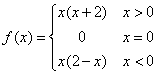 已知函数f(x)是定义在R上的奇函数,且当x>0时,f=x(x+2)。求f(1),f(0),f(-2);当a<0时,求f(a);( 已知函数f(x)是定义在R上的奇函数,且当x>0时,f=x(x+2)。求f(1),f(0),f(-2);当a<0时,求f(a);(