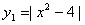 判断函数y=|x2-4|-a-1的零点个数。 判断函数y=|x2-4|-a-1的零点个数。