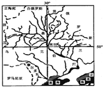 读世界某区域图文资料,回答下列问题第聂伯河是欧洲第三大河,发源于海拔200—350米的分水岭上。从源头至乌克兰的基辅为上游,习惯上称之为第聂伯河,长约 读世界某区域图文资料,回答下列问题第聂伯河是欧洲第三大河,发源于海拔200—350米的分水岭上。从源头至乌克兰的基辅为上游,习惯上称之为第聂伯河,长约