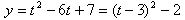 求:函数y=4x-6×2x+7的最值及取得最值时的x值。 求:函数y=4x-6×2x+7的最值及取得最值时的x值。