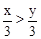 若x>y,则下列式子中错误的是A.x-3>y-3B.C.x+3>y+3D.-3x>-3y 若x>y,则下列式子中错误的是A.x-3>y-3B.C.x+3>y+3D.-3x>-3y