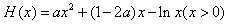 已知函数f(x)=ax2+2x,g(x)=lnx,(1)如果函数y=f(x)在[1,+∞)上是单调增函数,求a的取值范围;(2)是否存在实数a>0, 已知函数f(x)=ax2+2x,g(x)=lnx,(1)如果函数y=f(x)在[1,+∞)上是单调增函数,求a的取值范围;(2)是否存在实数a>0,