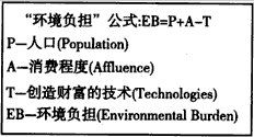 环境的承栽能力是有限的,读“环境负担公式”和“我国人口与耕地变化图”,回答1—2题。 1、从“环境负担”公式中可以看出,创造财富技术水平 环境的承栽能力是有限的,读“环境负担公式”和“我国人口与耕地变化图”,回答1—2题。 1、从“环境负担”公式中可以看出,创造财富技术水平