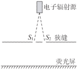2003年全世界物理学家评选出“十大最美物理实验”,排名第一的为1961年物理学家利用“托马斯•杨”双缝干涉实验装置,进行电子干涉的实验.从辐射源辐射出的电子束 魔方格