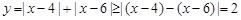 .函数的最小值为A.2B.C.4D.6 .函数的最小值为A.2B.C.4D.6