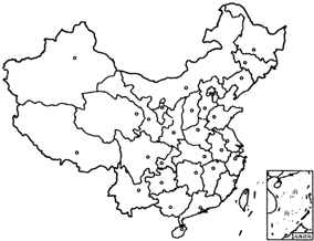 阅读材料,回答问题.材料温家宝总理指出,“中部崛起”是继“西部大开发”和“振兴东北老工业基地”之后,又一个统筹区域发展、进行宏观调控的重大战略.中部地区包括山西 魔方格