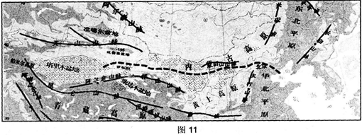 图11为部分学者构想的“引渤入疆”工程线路示意图。据此回答19~20题。小题1:下列关于该工程的说法合理的是A.带动机械工业发展 图11为部分学者构想的“引渤入疆”工程线路示意图。据此回答19~20题。小题1:下列关于该工程的说法合理的是A.带动机械工业发展