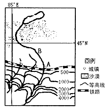 “农夫果园”番茄汁的原料主要来自图示的山麓河谷地区。据图回答有关问题。 该地区种植番茄的主要限制性因素是_________ “农夫果园”番茄汁的原料主要来自图示的山麓河谷地区。据图回答有关问题。 该地区种植番茄的主要限制性因素是_________
