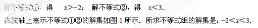 (7分)解不等式组并把它的解集在数轴上表示出来. (7分)解不等式组并把它的解集在数轴上表示出来.
