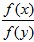 设指数函数f=ax,则下列等式不正确的是