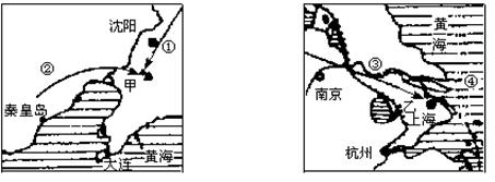 读图4-16,按题意回答:图4-16写出钢铁厂名称:甲;乙。写出图中箭头代表的输出地区名称:①煤炭来自;②煤炭来自等地;③煤炭来自、山西等地;④铁矿 读图4-16,按题意回答:图4-16写出钢铁厂名称:甲;乙。写出图中箭头代表的输出地区名称:①煤炭来自;②煤炭来自等地;③煤炭来自、山西等地;④铁矿