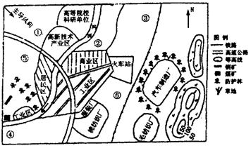 读我国西北某城市布局示意图,分析回答下列问题:。计划在①~⑤处选择三个地点布局化工厂、电视机制造厂和大型物资储备仓库,你认为分别布局在何处最合适? 读我国西北某城市布局示意图,分析回答下列问题:。计划在①~⑤处选择三个地点布局化工厂、电视机制造厂和大型物资储备仓库,你认为分别布局在何处最合适?