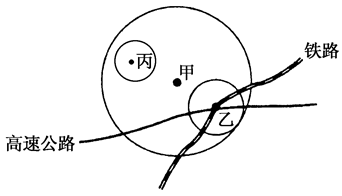 如图为甲、乙两个服务中心的服务范围示意图。读图,完成小题。小题1:下列商业部门与图中服务中心甲、乙、丙的服务职能依次对应正确的是( )A.汽车销售、珠宝商行、 如图为甲、乙两个服务中心的服务范围示意图。读图,完成小题。小题1:下列商业部门与图中服务中心甲、乙、丙的服务职能依次对应正确的是( )A.汽车销售、珠宝商行、