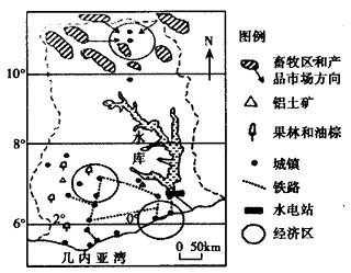 读某国家经济活动分布示意图,回答1—2题。1、该国城市分布的特点是①主要分布在南部地区②主要分布在铁路沿线③主要分布在畜牧区的中心④主要分布在沿海地 读某国家经济活动分布示意图,回答1—2题。1、该国城市分布的特点是①主要分布在南部地区②主要分布在铁路沿线③主要分布在畜牧区的中心④主要分布在沿海地