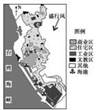 高雄矿产资源匮乏,工业部门主要有石化、炼油、钢铁、造船、食品等。读高雄城市空间结构示意图,回答问题。小题1:对该城市功能区布局的评价,正确的是( )A.商业区 高雄矿产资源匮乏,工业部门主要有石化、炼油、钢铁、造船、食品等。读高雄城市空间结构示意图,回答问题。小题1:对该城市功能区布局的评价,正确的是( )A.商业区