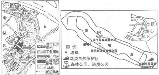 读我国东部某城市新区总体规划示意图,回答下列问题。小题1:下列城市布局不合理的是A.城郊农业区在A区B.港区和保税仓库(有特大型电厂)在B区C.科学教育园区是C 读我国东部某城市新区总体规划示意图,回答下列问题。小题1:下列城市布局不合理的是A.城郊农业区在A区B.港区和保税仓库(有特大型电厂)在B区C.科学教育园区是C