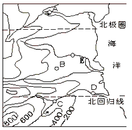 下图中有A、B、C、D、E五个城市,请从地形、气候、河流等区位因素分析城市兴起之初的发展。 从地形因素考虑,城市_____ 下图中有A、B、C、D、E五个城市,请从地形、气候、河流等区位因素分析城市兴起之初的发展。 从地形因素考虑,城市_____