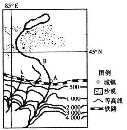 "农夫果园"番茄汁的原料主要来自图示的山麓河谷地区。据图回答有关问题。该地区种植番茄的主要限制性因素是____,B河流主要补给是____,此河流在 "农夫果园"番茄汁的原料主要来自图示的山麓河谷地区。据图回答有关问题。该地区种植番茄的主要限制性因素是____,B河流主要补给是____,此河流在