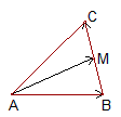 如图,AM是△ABC的中线,设向量,,那么向量。 如图,AM是△ABC的中线,设向量,,那么向量。