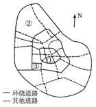 下图是某城市交通线路分布图,图中各点城市区位按其地租由高到低的排序,正确的是 A.①②③B.③②①C.①③②D.②③① 下图是某城市交通线路分布图,图中各点城市区位按其地租由高到低的排序,正确的是 A.①②③B.③②①C.①③②D.②③①