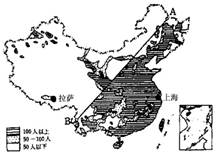 读图回答,我国人口地理界线为A.黑龙江的黑河至云南的腾冲的连线B.长江C.黑龙江的黑河至海南的海口一线D.秦岭—淮河一线 读图回答,我国人口地理界线为A.黑龙江的黑河至云南的腾冲的连线B.长江C.黑龙江的黑河至海南的海口一线D.秦岭—淮河一线