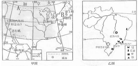 读“美国和巴西”,回答下列问题。从经济发展水平看,美国是发达国家,巴西是发展中国家,这两种类型国家间的政治、经济商谈称为“ 读“美国和巴西”,回答下列问题。从经济发展水平看,美国是发达国家,巴西是发展中国家,这两种类型国家间的政治、经济商谈称为“