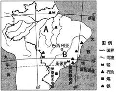 根据下图和材料,回答问题。材料:热带雨林通过光合作用,不断地吸收二氧化碳,向大气中补充氧气。据估计,亚马孙热带雨林所产生的氧气,至少占到全球氧气总量的2 根据下图和材料,回答问题。材料:热带雨林通过光合作用,不断地吸收二氧化碳,向大气中补充氧气。据估计,亚马孙热带雨林所产生的氧气,至少占到全球氧气总量的2