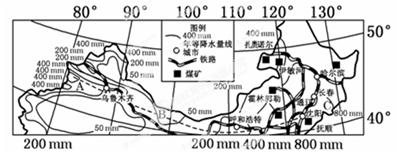 读图,完成下列问题。(26分)材料一:我国局部地区年降水量分布图材料二:某地人文景观照片依据材料一,描述图中A—B—C一线年降水量的分布特点(4分),并分 读图,完成下列问题。(26分)材料一:我国局部地区年降水量分布图材料二:某地人文景观照片依据材料一,描述图中A—B—C一线年降水量的分布特点(4分),并分