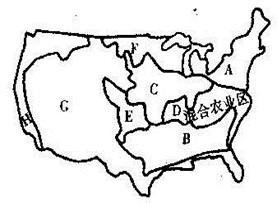 下图是“美国农业带分布图”,读后回答下列问题: 图中字母代表的农业带的名称分别是:A是_______________带,C是___________带 下图是“美国农业带分布图”,读后回答下列问题: 图中字母代表的农业带的名称分别是:A是_______________带,C是___________带