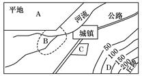 读“我国北方某城镇周围农业布局图”,回答下列问题。在A、B、C、D四处发展棉花、水果、蔬菜和乳牛生产,则:①B处宜发展_____生产,其自然条件 读“我国北方某城镇周围农业布局图”,回答下列问题。在A、B、C、D四处发展棉花、水果、蔬菜和乳牛生产,则:①B处宜发展_____生产,其自然条件