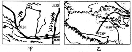 关于下图中甲、乙两大高原自然环境的叙述,正确的是:A.两大高原表面起伏较大,农田以水田为主B.两大高原气候温暖湿润,农业以畜牧业为主C.甲高原降水丰沛,植被茂 关于下图中甲、乙两大高原自然环境的叙述,正确的是:A.两大高原表面起伏较大,农田以水田为主B.两大高原气候温暖湿润,农业以畜牧业为主C.甲高原降水丰沛,植被茂