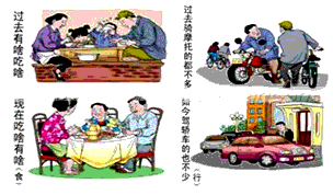 观察漫画《生活的变迁》漫画内容说明了什么?________________________________________________ 观察漫画《生活的变迁》漫画内容说明了什么?________________________________________________