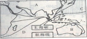 读“东南亚简图”回答下列问题:写出下列字母代表的大洲、大洋的名称:A 洲,B 洲,C 洋,D 洋.图中E海峡的名称是 读“东南亚简图”回答下列问题:写出下列字母代表的大洲、大洋的名称:A 洲,B 洲,C 洋,D 洋.图中E海峡的名称是