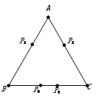 如图,△ABC中,AB=BC=CA=8.一电子跳蚤开始时在BC边的P0处,BP0=3.跳蚤 如图,△ABC中,AB=BC=CA=8.一电子跳蚤开始时在BC边的P0处,BP0=3.跳蚤