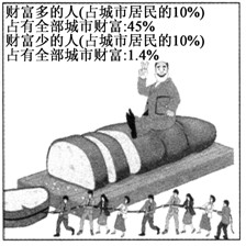 材料一:漫画《分“蛋糕”》 材料二:2009年2月29日温家宝总理与网民在线交流时这样说:“如果把做大社会财富这个‘蛋糕’看作是 材料一:漫画《分“蛋糕”》 材料二:2009年2月29日温家宝总理与网民在线交流时这样说:“如果把做大社会财富这个‘蛋糕’看作是