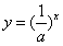 函数y=ax与(a>0,a≠1)的图象关于轴对称。 函数y=ax与(a>0,a≠1)的图象关于轴对称。