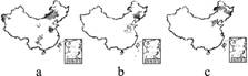 下图是我国肉牛、奶牛、肉羊生产优势分布示意图,完成下列问题。 小题1:图a、b、c分别表示的是( )A.肉羊、奶牛、肉牛B.奶牛、肉羊、肉牛C.肉羊、肉牛、奶牛 下图是我国肉牛、奶牛、肉羊生产优势分布示意图,完成下列问题。 小题1:图a、b、c分别表示的是( )A.肉羊、奶牛、肉牛B.奶牛、肉羊、肉牛C.肉羊、肉牛、奶牛