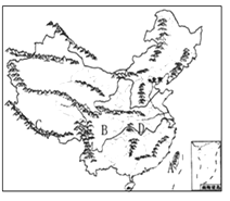 根据图中信息回答下列问题:我国的地势特征:。岛屿A是,盆地B是 ,山脉C是,河流D是。我国第二、三级阶梯分界山脉是、、、。我国 根据图中信息回答下列问题:我国的地势特征:。岛屿A是,盆地B是 ,山脉C是,河流D是。我国第二、三级阶梯分界山脉是、、、。我国