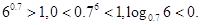 三个数6,0.7,的大小顺序是A.0.7<< 6B.0.7<6<C.<0.7<6D.<6<0.7 三个数6,0.7,的大小顺序是A.0.7<< 6B.0.7<6<C.<0.7<6D.<6<0.7