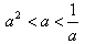 若0<a<1,则a,,a2 从小到大排列正确的是( )A.B.C.D. 若0<a<1,则a,,a2 从小到大排列正确的是( )A.B.C.D.
