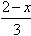 解不等式,并把解在数轴上表示出来2-3x≥6-x;1->。 解不等式,并把解在数轴上表示出来2-3x≥6-x;1->。