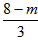 已知不等式x+8>4x+m的解集是x<3,求m。 已知不等式x+8>4x+m的解集是x<3,求m。