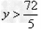 解不等式3y+15; 。 解不等式3y+15; 。