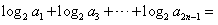 已知等比数列{an}满足an>0,n=1,2,…,,且a5·a2n-5=22n,则当n≥1时, 已知等比数列{an}满足an>0,n=1,2,…,,且a5·a2n-5=22n,则当n≥1时,